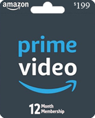 Amazon Prime 12 Month Card
