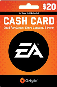 $20 EA Origin Cash Gift Card Code