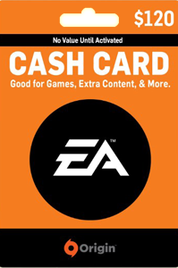 $120 EA Origin Cash Gift Card Code